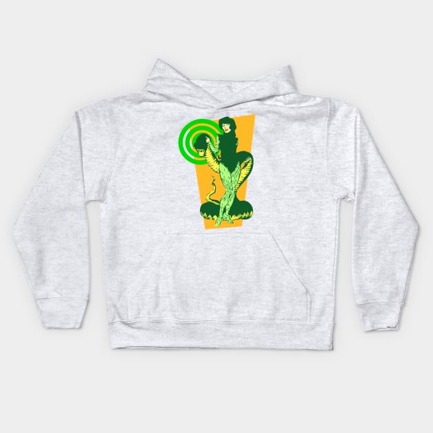 Classic Princess Python Kids Hoodie by oleandervine